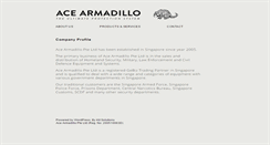 Desktop Screenshot of ace-armadillo.com